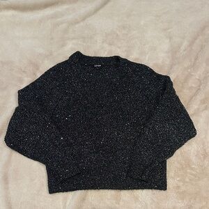 Black Sparkle Sweater